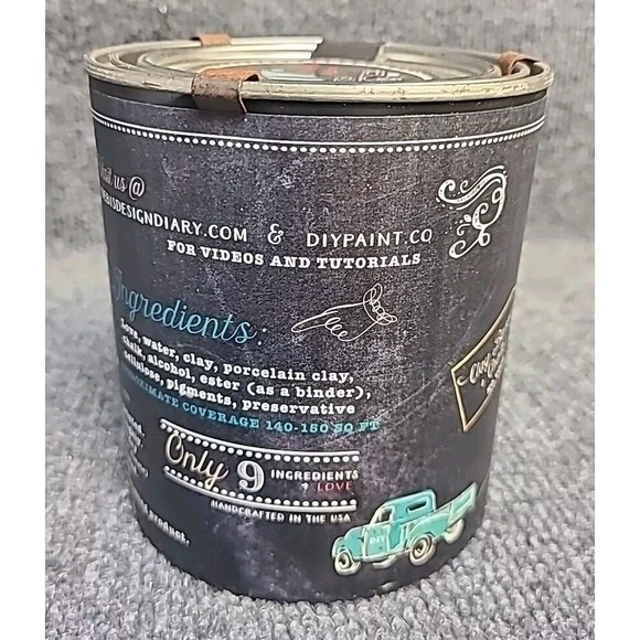 NEW Debi's Design Diary DIY Chalk Paint in Layered Chocolate Brown 32oz Quart - Picture 4 of 4